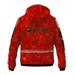 custom oregon state beavers shards cluster orange windbreaker jacket best selling