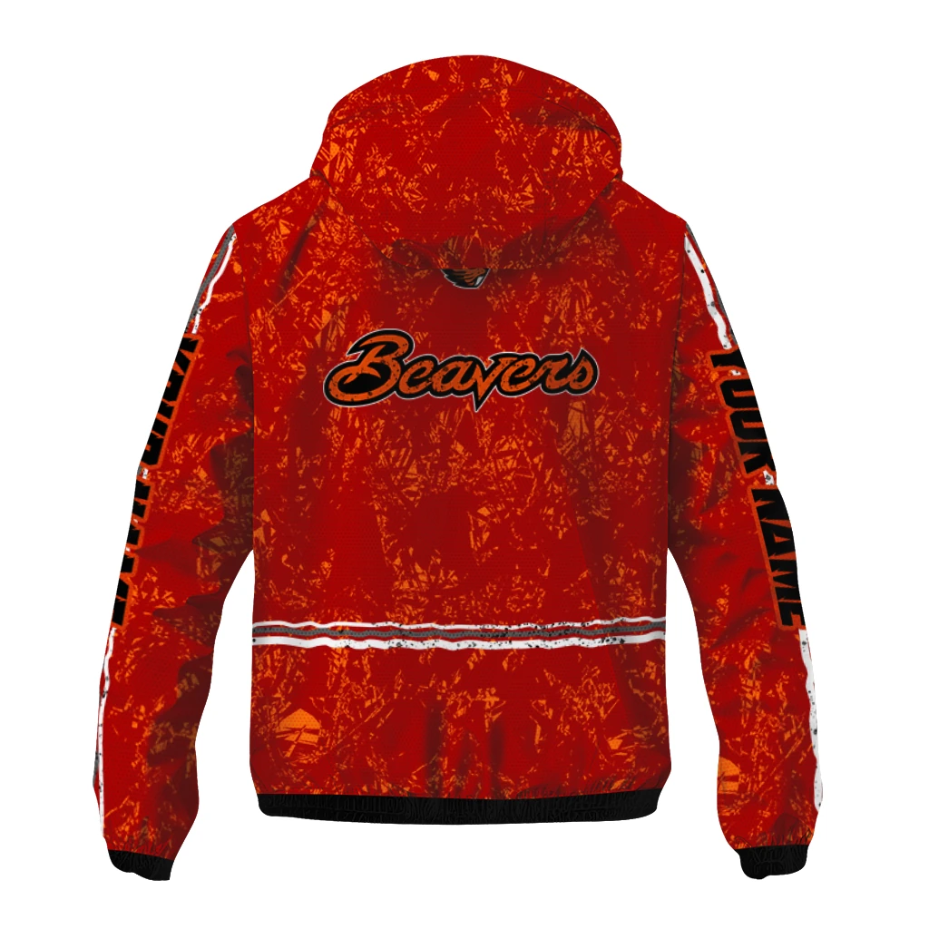 custom oregon state beavers shards cluster orange windbreaker jacket fashion forward custom oregon state beavers shards cluster orange windbreaker jacket fashion forward