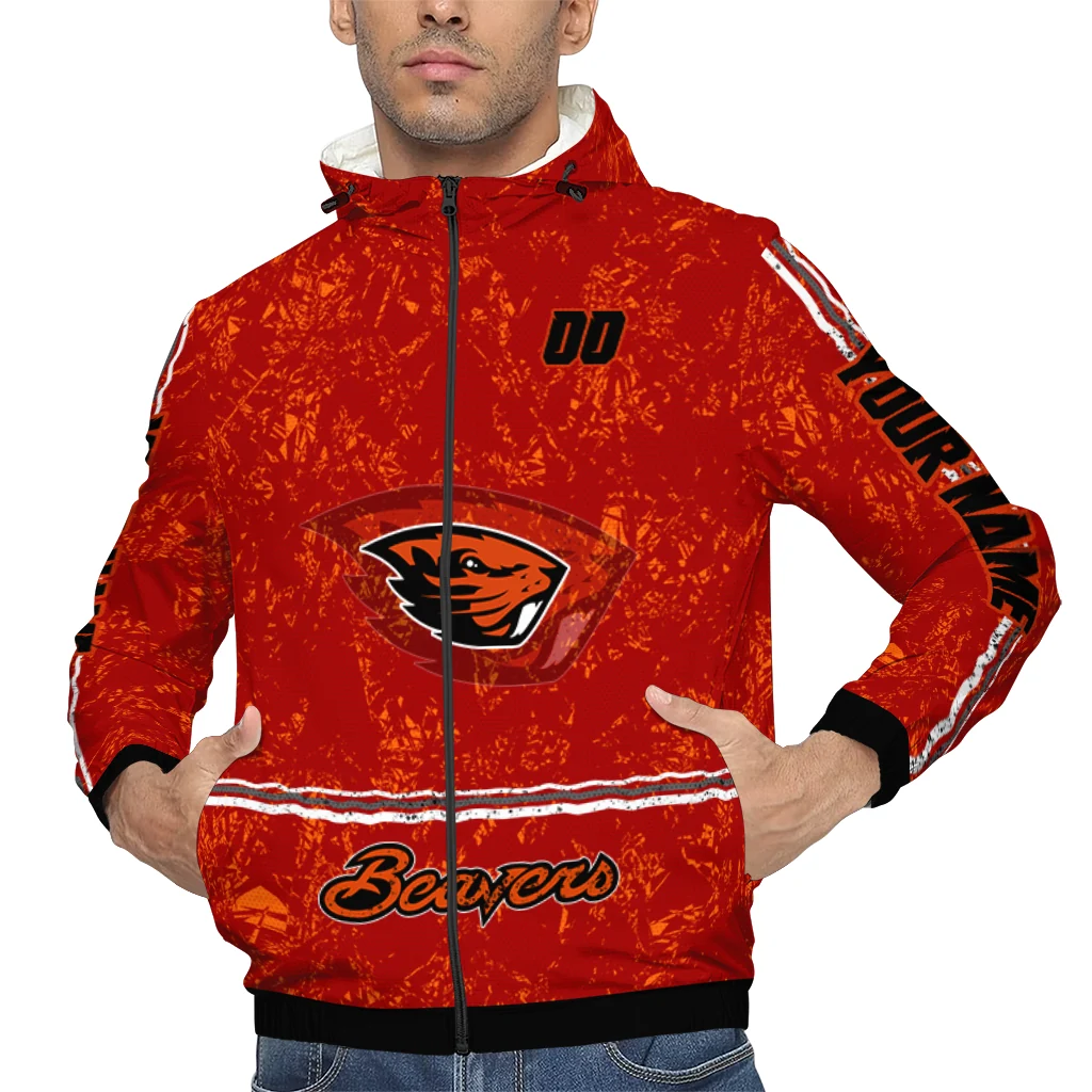 custom oregon state beavers shards cluster orange windbreaker jacket top rated custom oregon state beavers shards cluster orange windbreaker jacket top rated