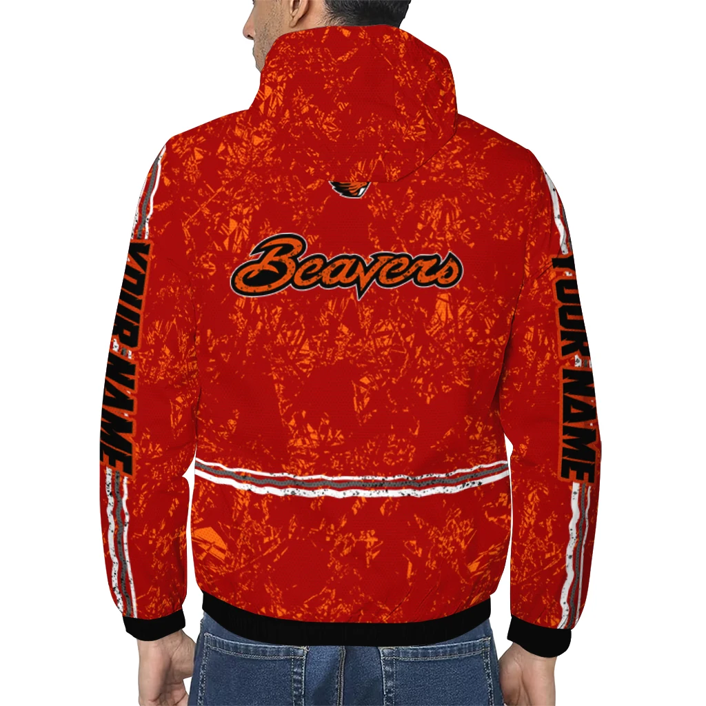 custom oregon state beavers shards cluster orange windbreaker jacket trendy custom oregon state beavers shards cluster orange windbreaker jacket trendy