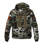 custom oregon state beavers skull camo camouflage windbreaker jacket best selling