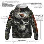 custom oregon state beavers skull camo camouflage windbreaker jacket best selling