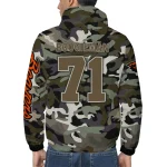 custom oregon state beavers skull camo camouflage windbreaker jacket best selling