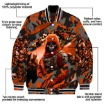 custom oregon state beavers skull horde orange varsity jacket best selling