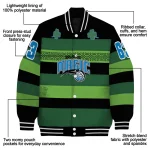 custom orlando magic clover green lines green black varsity jacket best selling