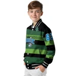 custom orlando magic clover green lines green black varsity jacket best selling