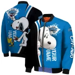 custom orlando magic snoopy head blue bomber jacket best selling