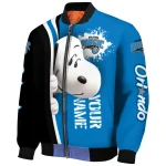 custom orlando magic snoopy head blue bomber jacket best selling