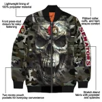 custom ottawa senators camouflage skull camouflage bomber jacket best selling