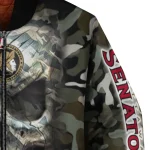 custom ottawa senators camouflage skull camouflage bomber jacket best selling