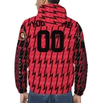 custom ottawa senators lightning strike grid red windbreaker jacket best selling