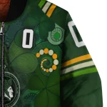 custom ottawa senators shamrock vortex green bomber jacket best selling