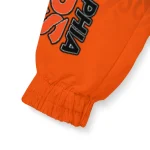 custom philadelphia flyers tribal swirls orange windbreaker jacket best selling