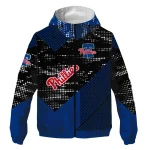 custom philadelphia phillies arrow matrix blue black windbreaker jacket best selling