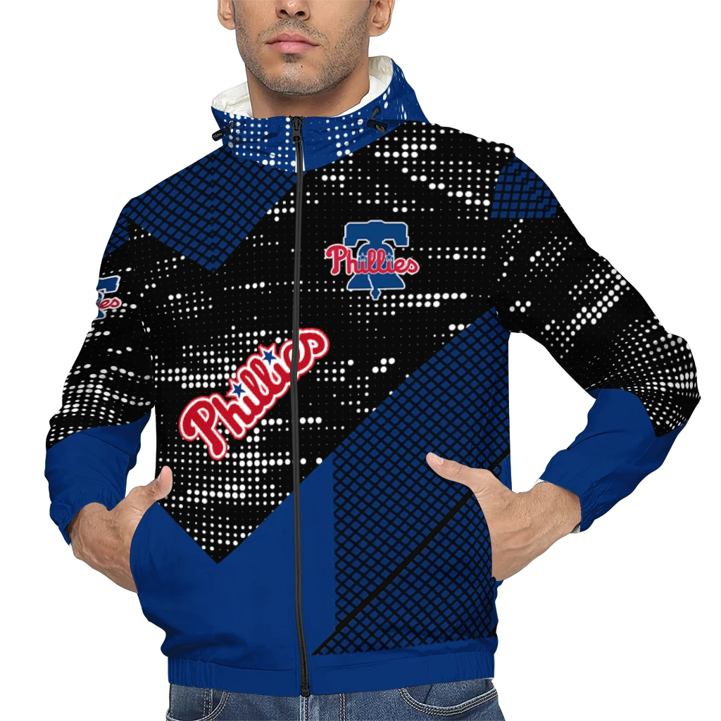 custom philadelphia phillies arrow matrix blue black windbreaker jacket top rated custom philadelphia phillies arrow matrix blue black windbreaker jacket top rated