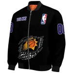 custom phoenix suns claw edge black bomber jacket best selling