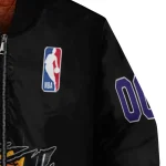 custom phoenix suns claw edge black bomber jacket best selling