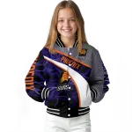 custom phoenix suns electric flash purple varsity jacket best selling