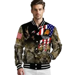 custom phoenix suns patriot deer camouflage varsity jacket best selling