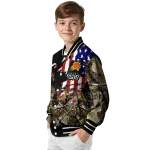 custom phoenix suns patriot deer camouflage varsity jacket best selling