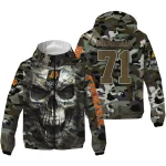 custom phoenix suns skull camo camouflage windbreaker jacket best selling
