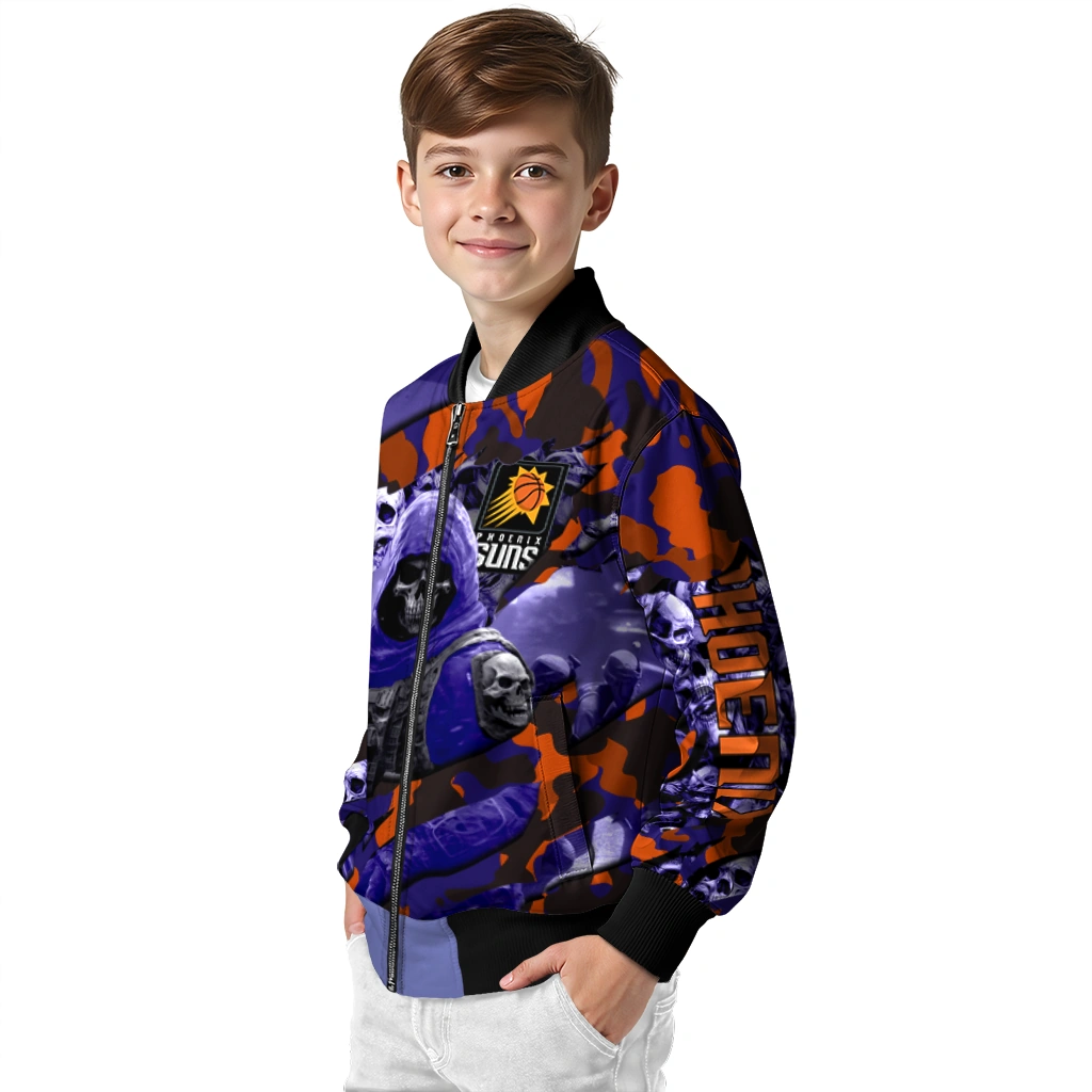custom phoenix suns skull horde purple bomber jacket trendy custom phoenix suns skull horde purple bomber jacket trendy