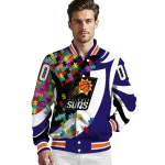custom phoenix suns stars and stripes slashes purple varsity jacket best selling