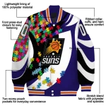 custom phoenix suns stars and stripes slashes purple varsity jacket best selling