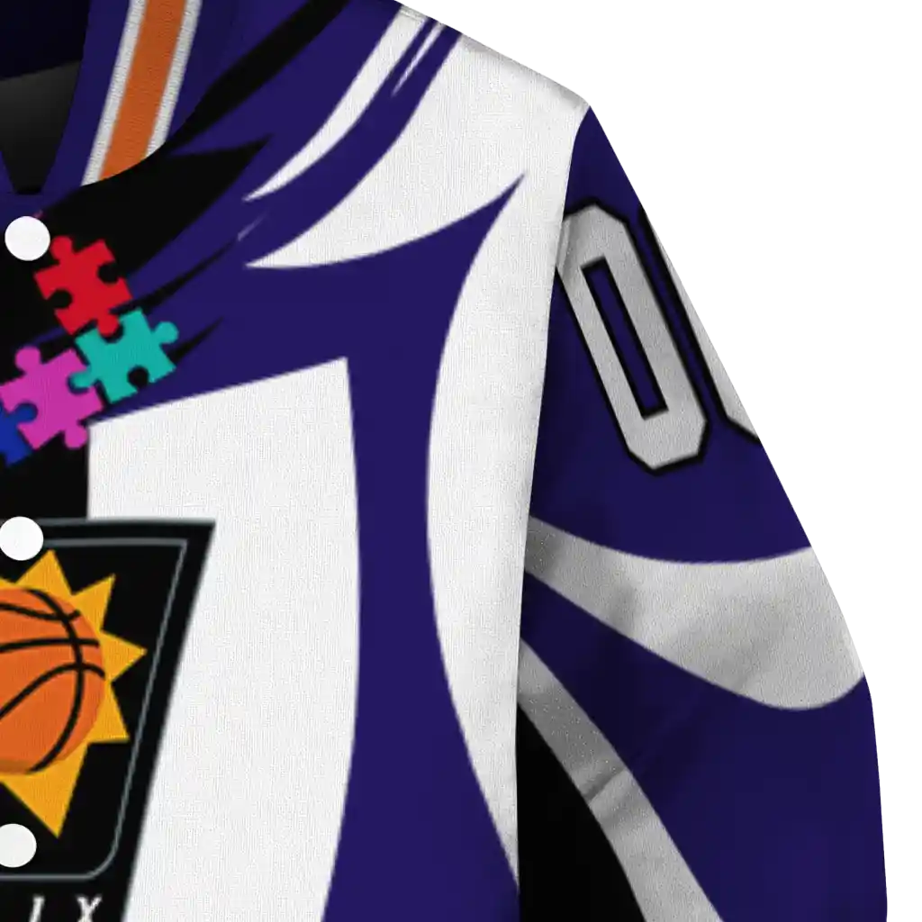 custom phoenix suns stars and stripes slashes purple varsity jacket premium grade custom phoenix suns stars and stripes slashes purple varsity jacket premium grade