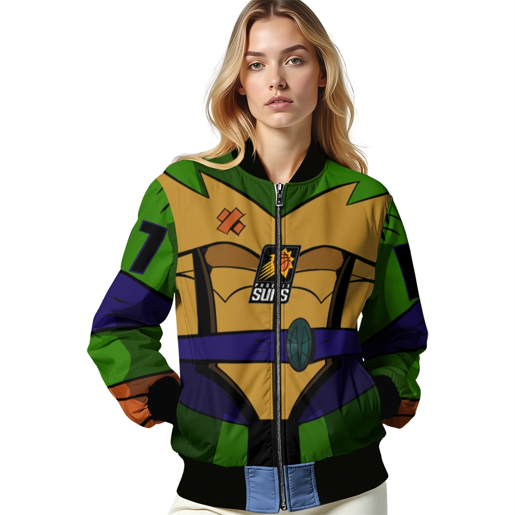 custom phoenix suns turtle armor bomber jacket latest model custom phoenix suns turtle armor bomber jacket latest model