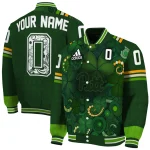 custom pittsburgh panthers shamrock vortex green varsity jacket best selling