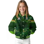 custom pittsburgh panthers shamrock vortex green varsity jacket best selling
