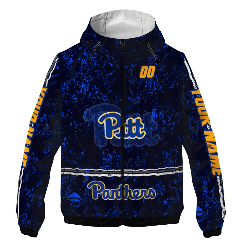 custom pittsburgh panthers shards cluster royal blue windbreaker jacket best selling custom pittsburgh panthers shards cluster royal blue windbreaker jacket best selling