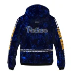 custom pittsburgh panthers shards cluster royal blue windbreaker jacket best selling