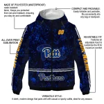 custom pittsburgh panthers shards cluster royal blue windbreaker jacket best selling