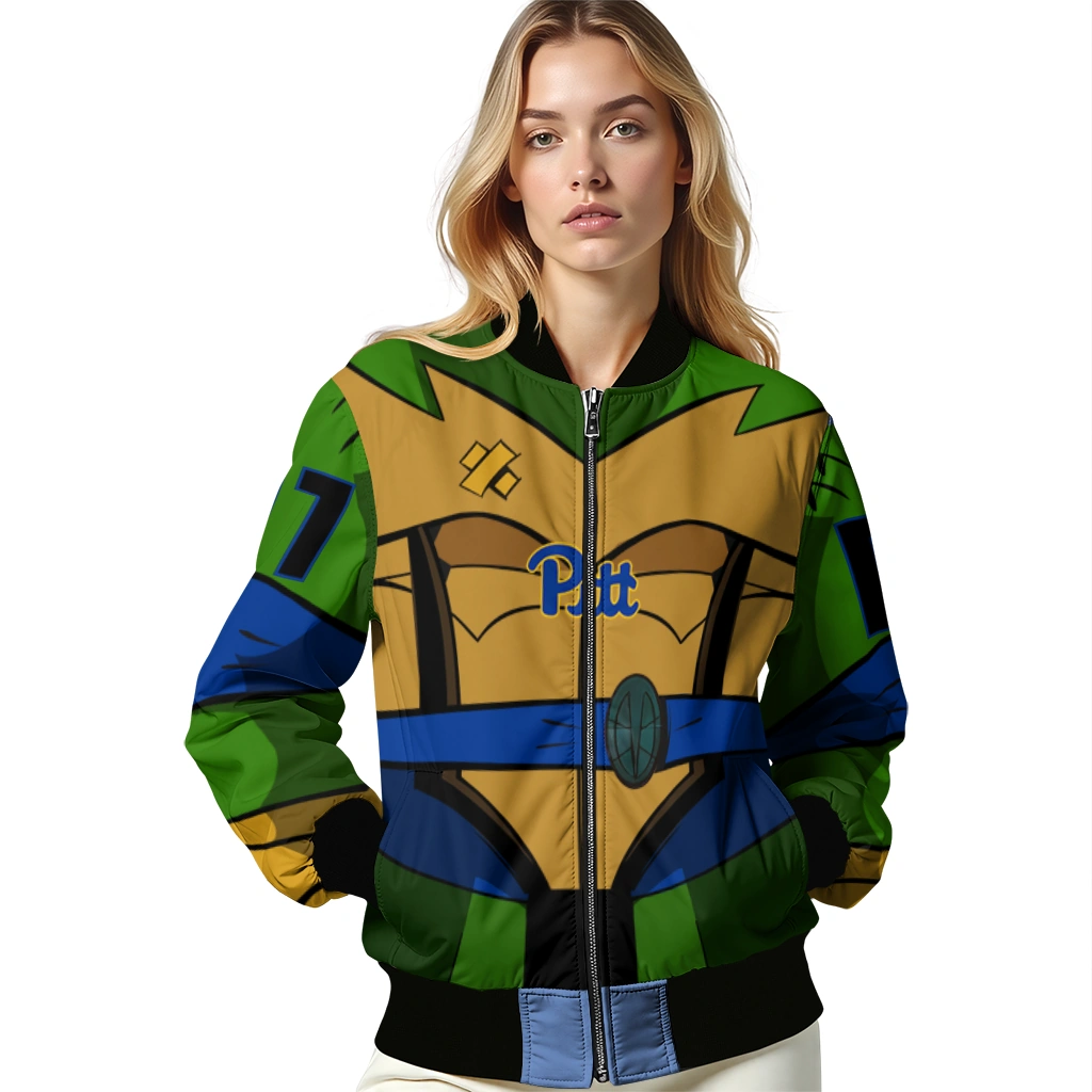 custom pittsburgh panthers turtle armor bomber jacket latest model custom pittsburgh panthers turtle armor bomber jacket latest model