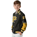 custom pittsburgh pirates chevron style black varsity jacket best selling