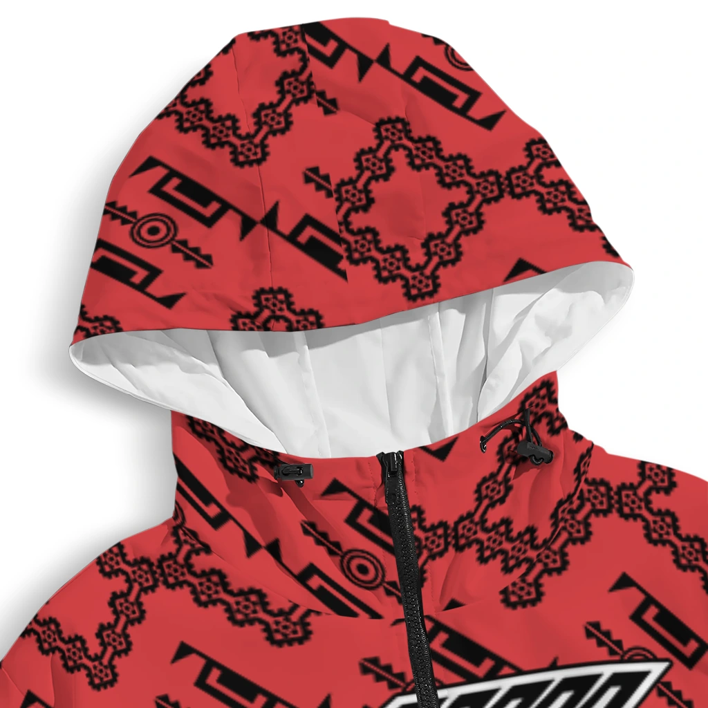 custom portland trail blazers trellis mesh red windbreaker jacket premium grade custom portland trail blazers trellis mesh red windbreaker jacket premium grade