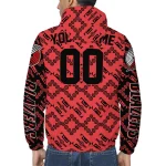 custom portland trail blazers trellis mesh red windbreaker jacket best selling