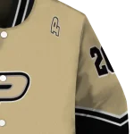 custom purdue boilermakers chevron style gold varsity jacket best selling