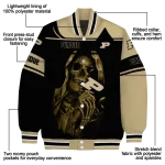 custom purdue boilermakers reaper hands gold black varsity jacket best selling