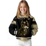 custom purdue boilermakers reaper hands gold black varsity jacket best selling