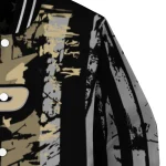 custom purdue boilermakers star stripes gold black varsity jacket best selling