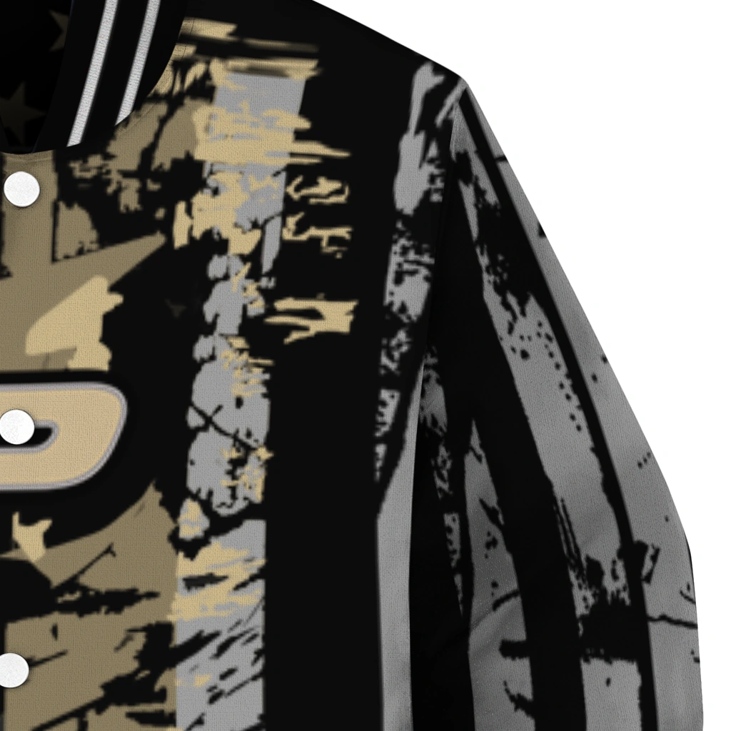 custom purdue boilermakers star stripes gold black varsity jacket premium grade custom purdue boilermakers star stripes gold black varsity jacket premium grade