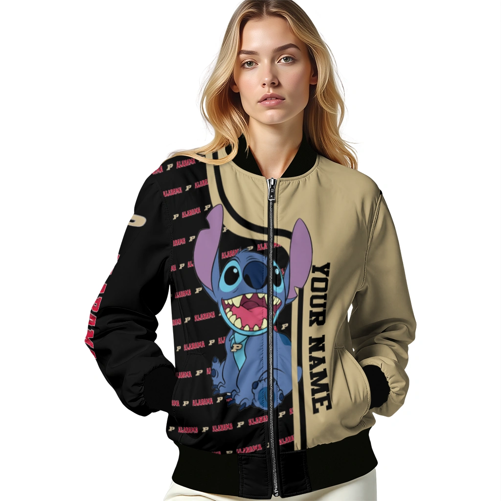 custom purdue boilermakers stitch laughing gold bomber jacket latest model custom purdue boilermakers stitch laughing gold bomber jacket latest model