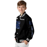 custom rice owls american flag skull black varsity jacket best selling
