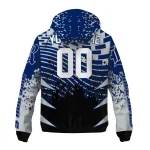 custom rice owls brick motion navy blue black windbreaker jacket best selling