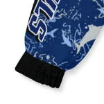 custom rice owls shark art navy blue windbreaker jacket best selling