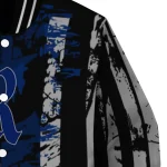 custom rice owls star stripes navy blue black varsity jacket best selling
