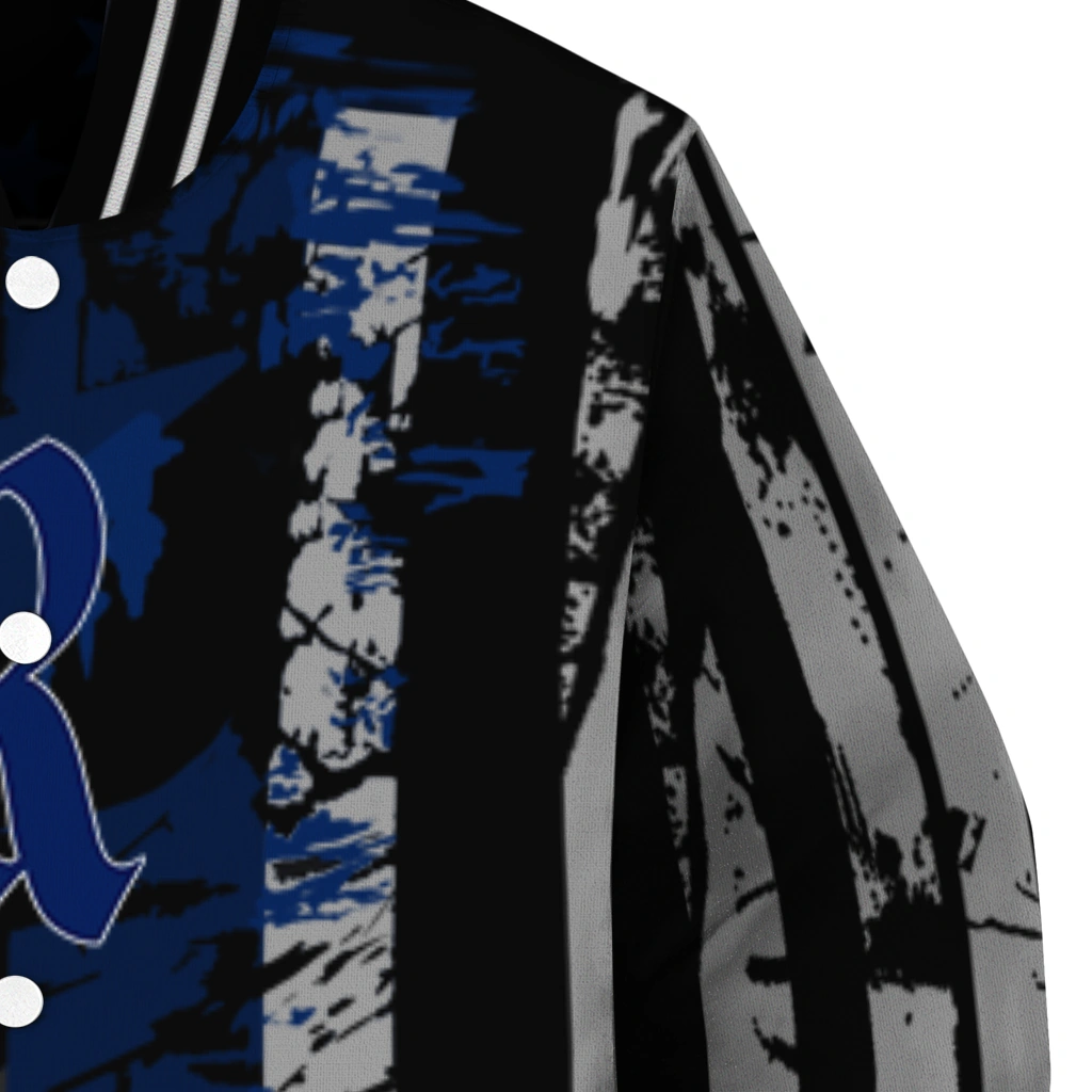 custom rice owls star stripes navy blue black varsity jacket premium grade custom rice owls star stripes navy blue black varsity jacket premium grade